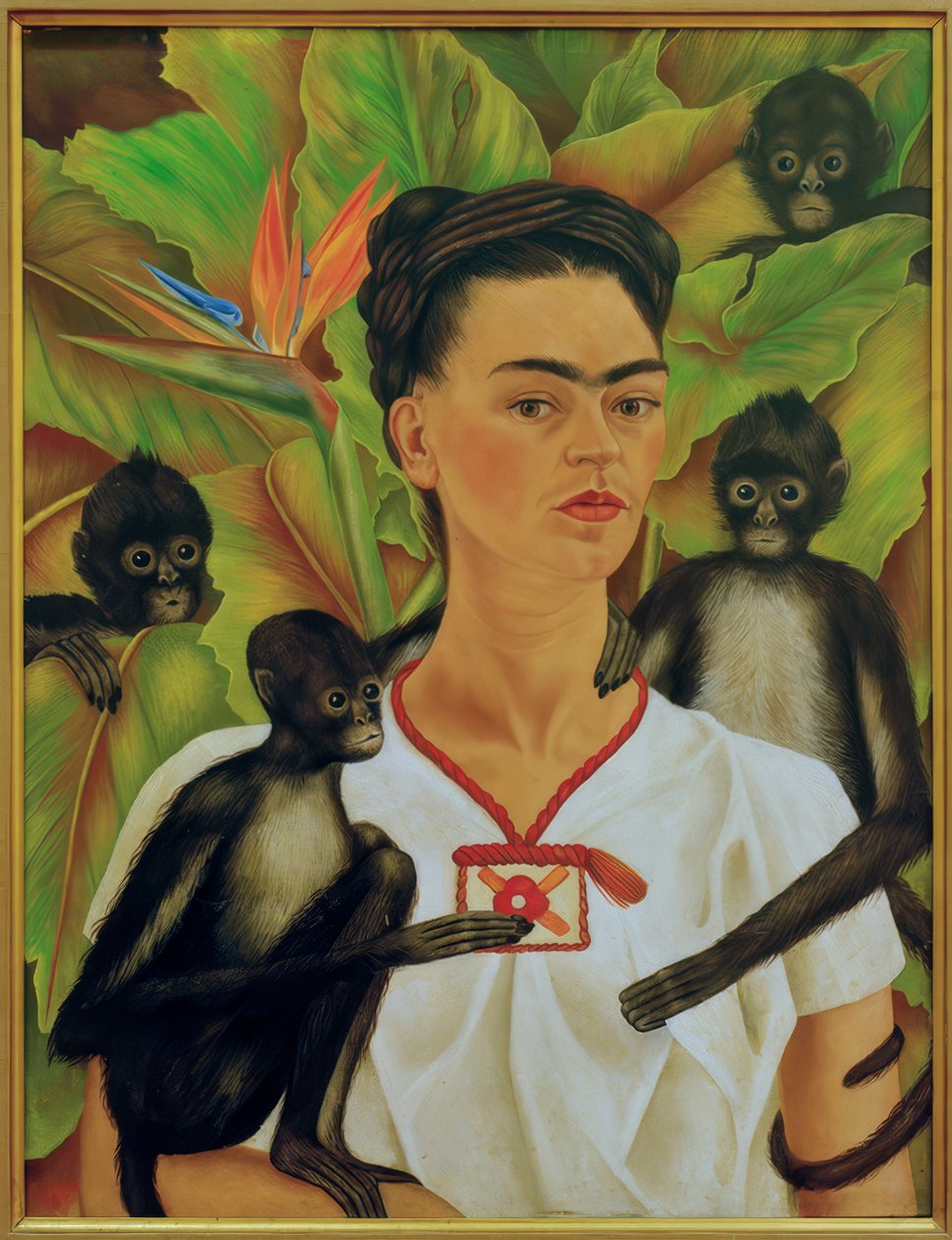 Autoportrait avec des singes - Frida Kahlo