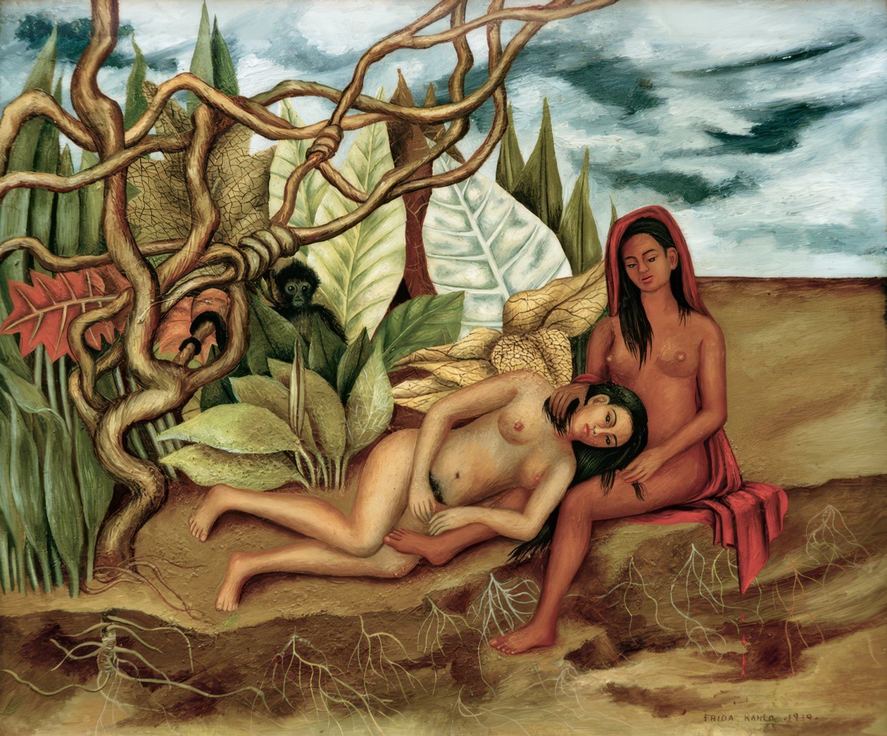 Deux nus dans la forêt - Frida Kahlo