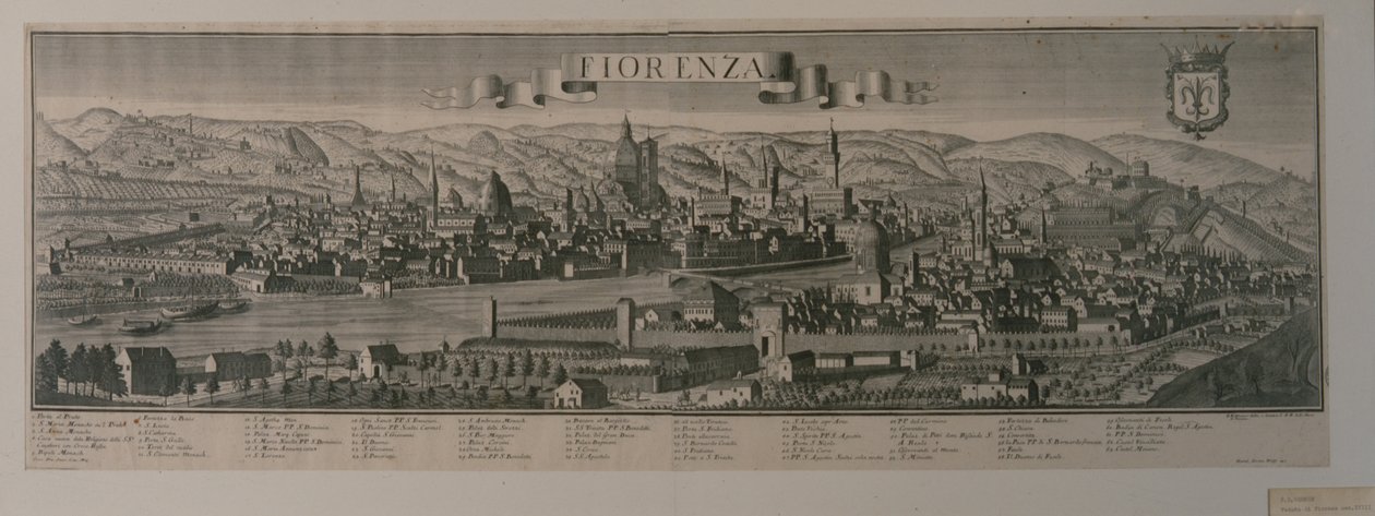Vue de Florence - Friedrich Bernhard Werner