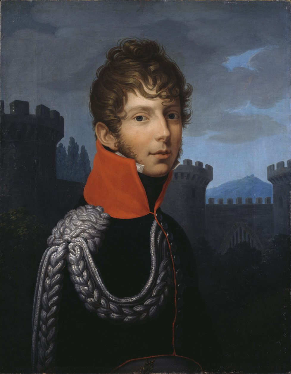 Portrait du capitaine Wilhelm Friedrich Ernst von Dalwigk au château de Watch - Johann Friedrich Bury