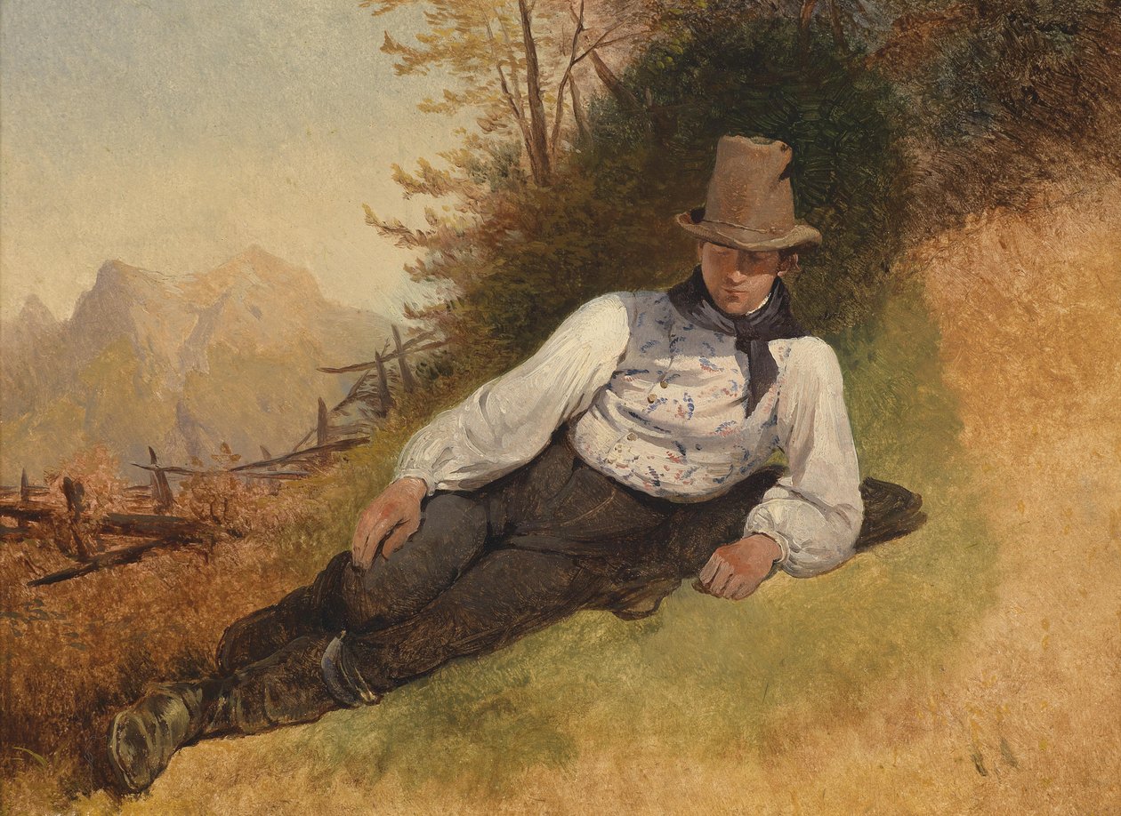 Jeune fermier - Friedrich Gauermann