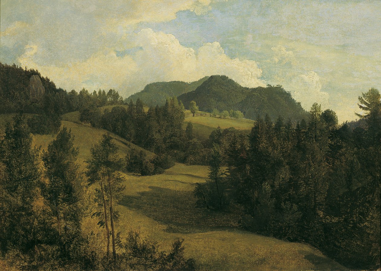 Paysage près de Miesenbach - Friedrich August Mathias Gauermann