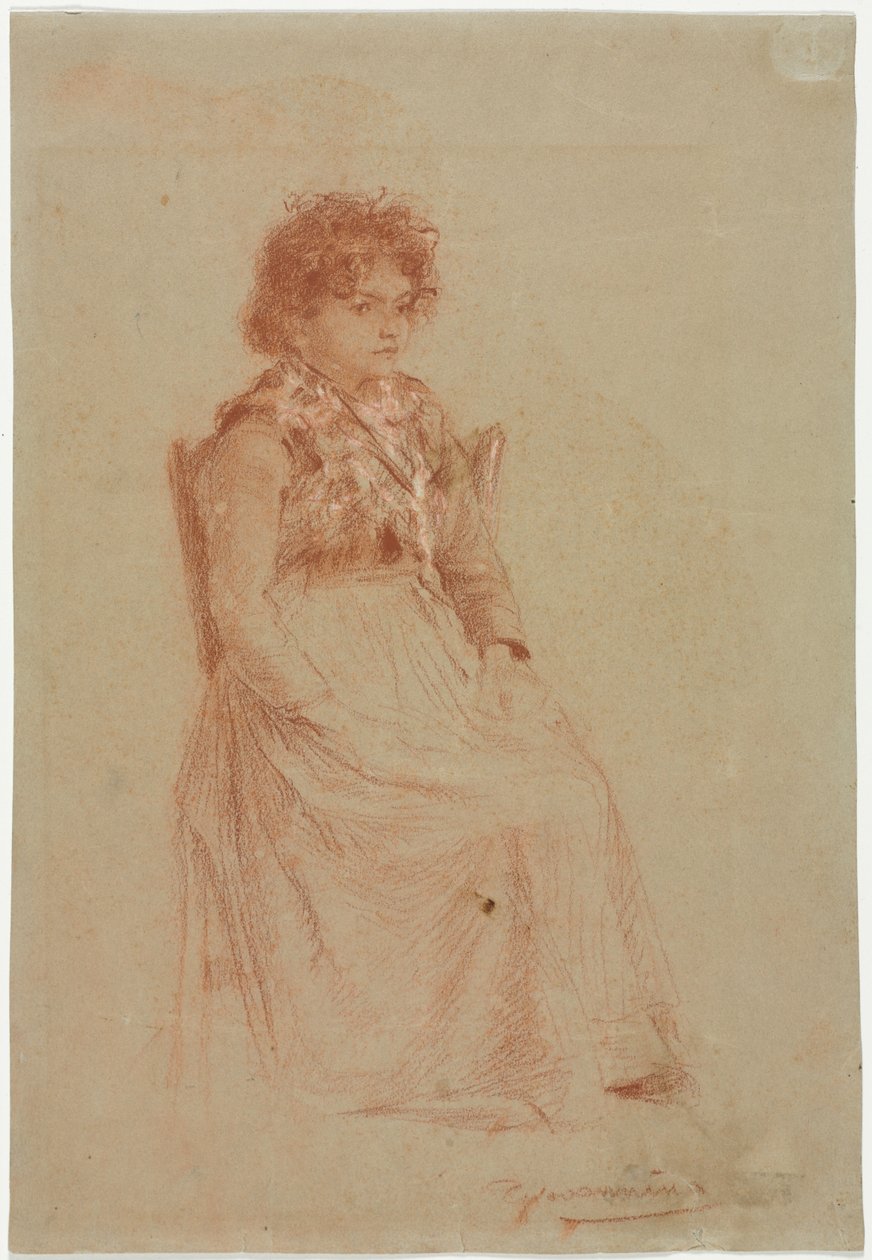 Femme paysanne - Friedrich Gauermann