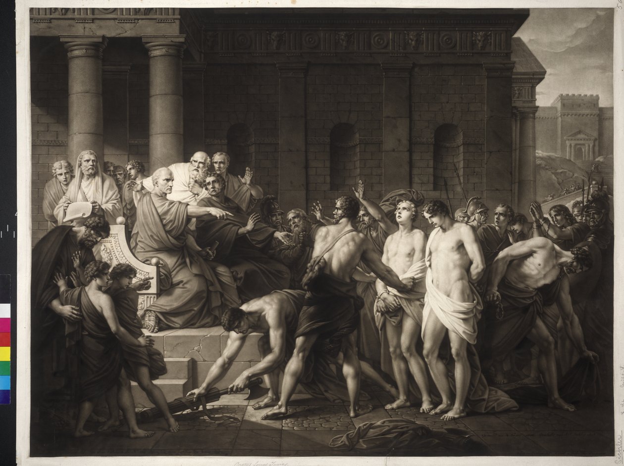 Brutus dénonce ses fils - Friedrich Heinrich Fuger