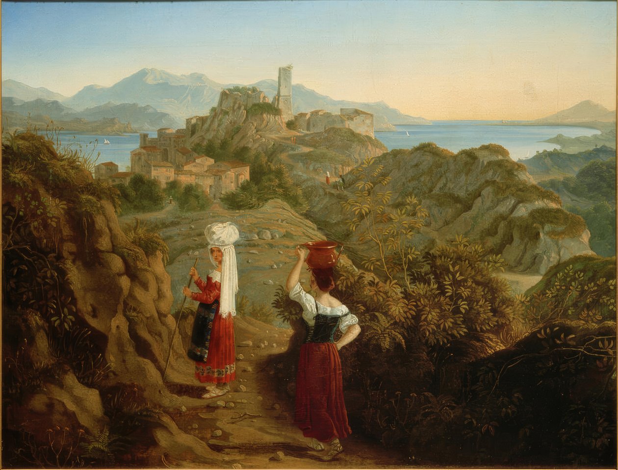 Paysage idéal italien - Friedrich Nerly