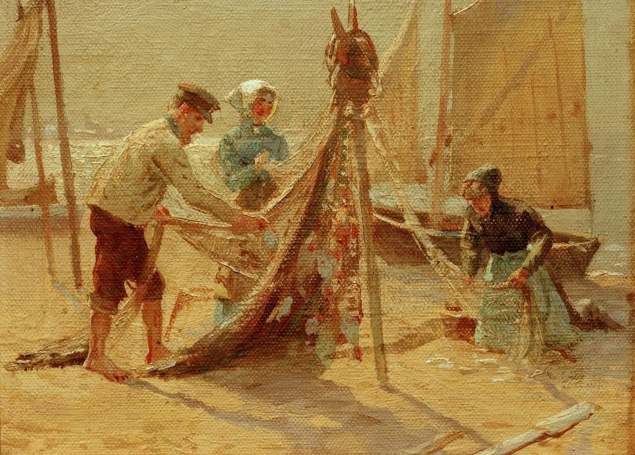 Les réparateurs de filets - Friedrich Raupp