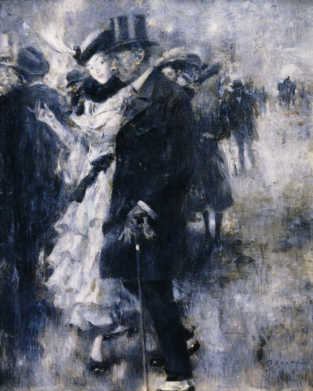 Un Couple Élégant - Friedrich Stahl