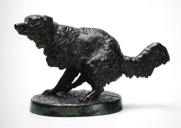 Chien de chasse à poil long - Friedrich Wilhelm Wolff