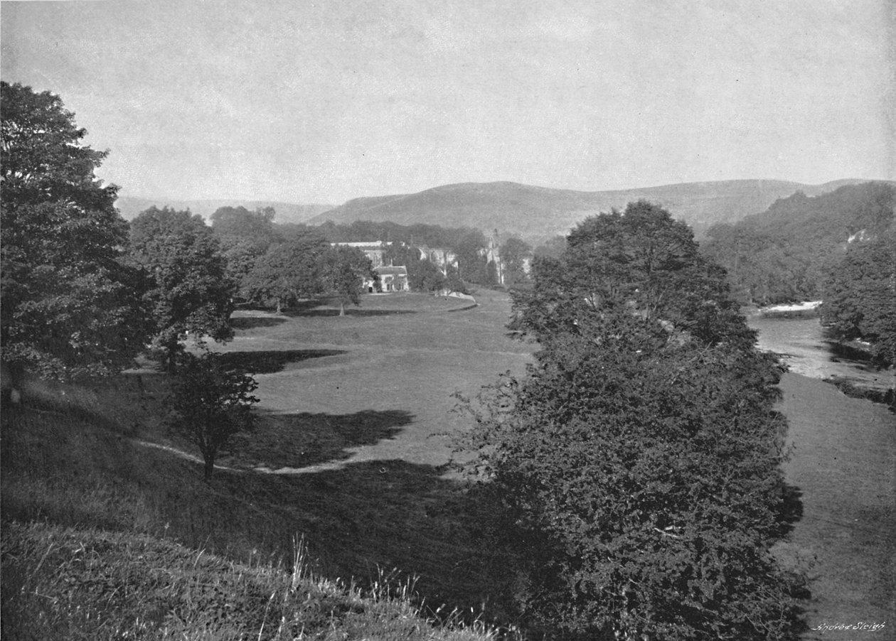 Abbaye de Bolton, c1896 - Frith and Co