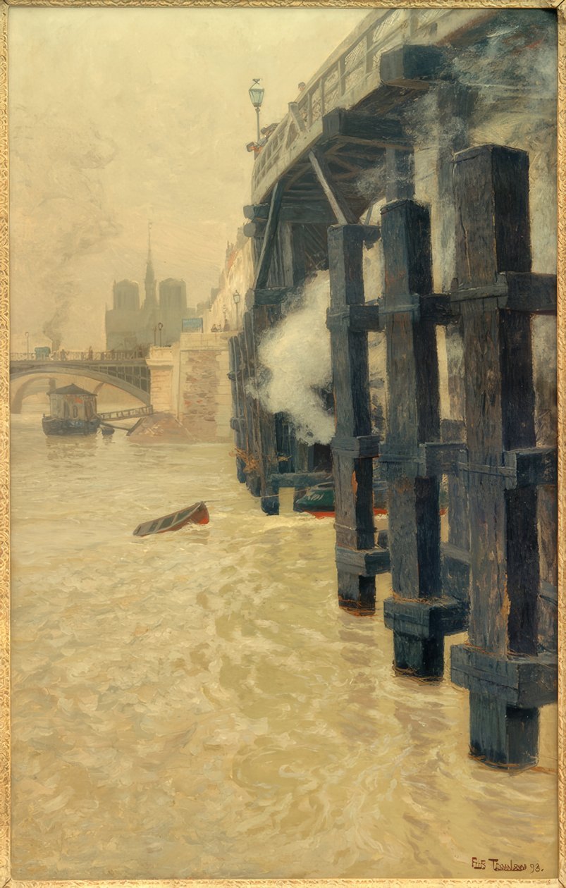 La Seine en décembre - Fritz Thaulow