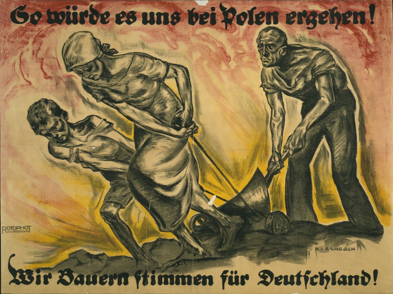 Voilà ce que ce serait pour nous en Pologne!, 1920 - Fritz Gottfried Kirchbach