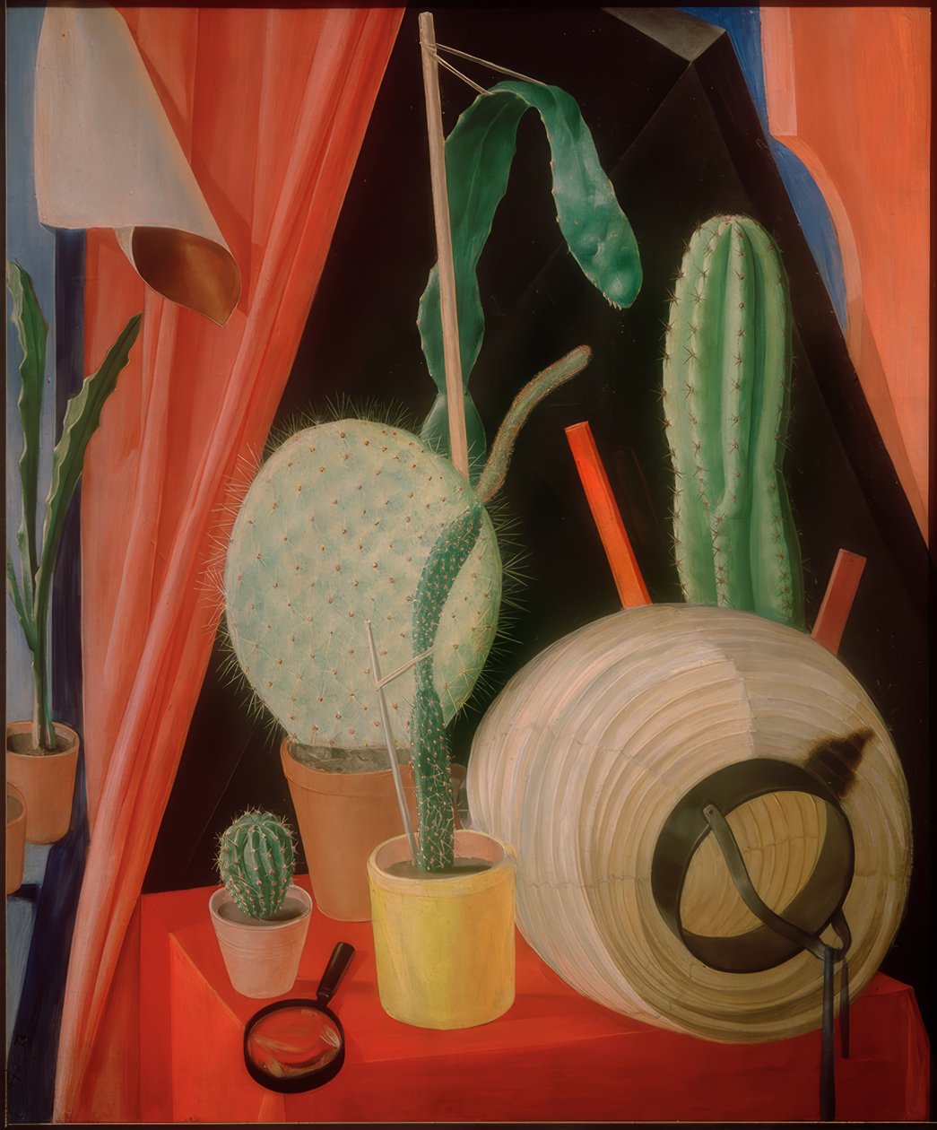 Nature morte avec cactus - Fritz Burmann
