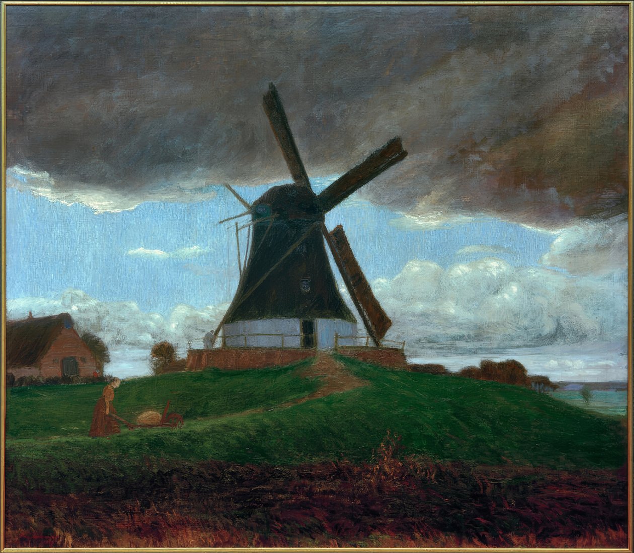 Le moulin à vent - Fritz Mackensen
