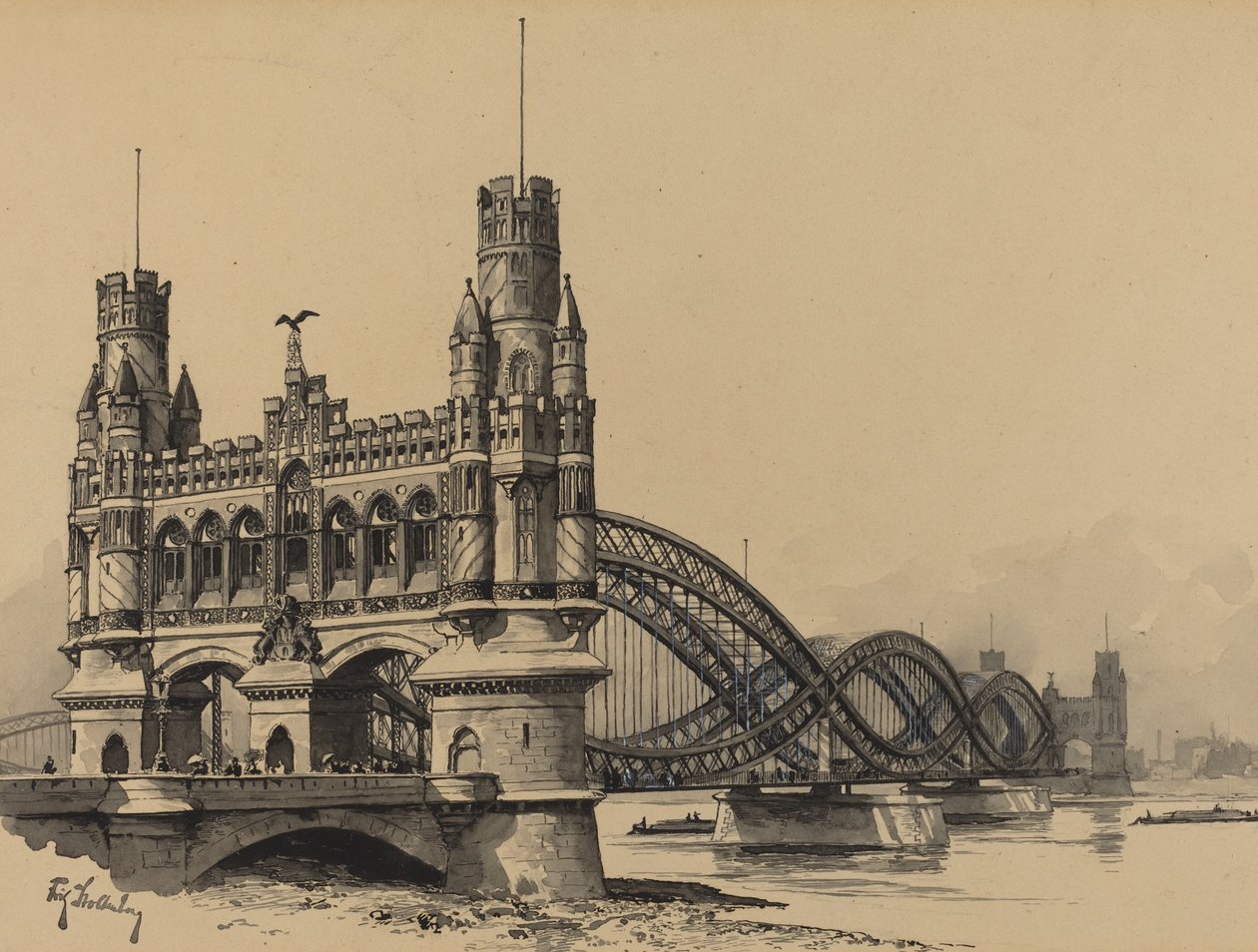 Elbbrücke - Fritz Stoltenberg