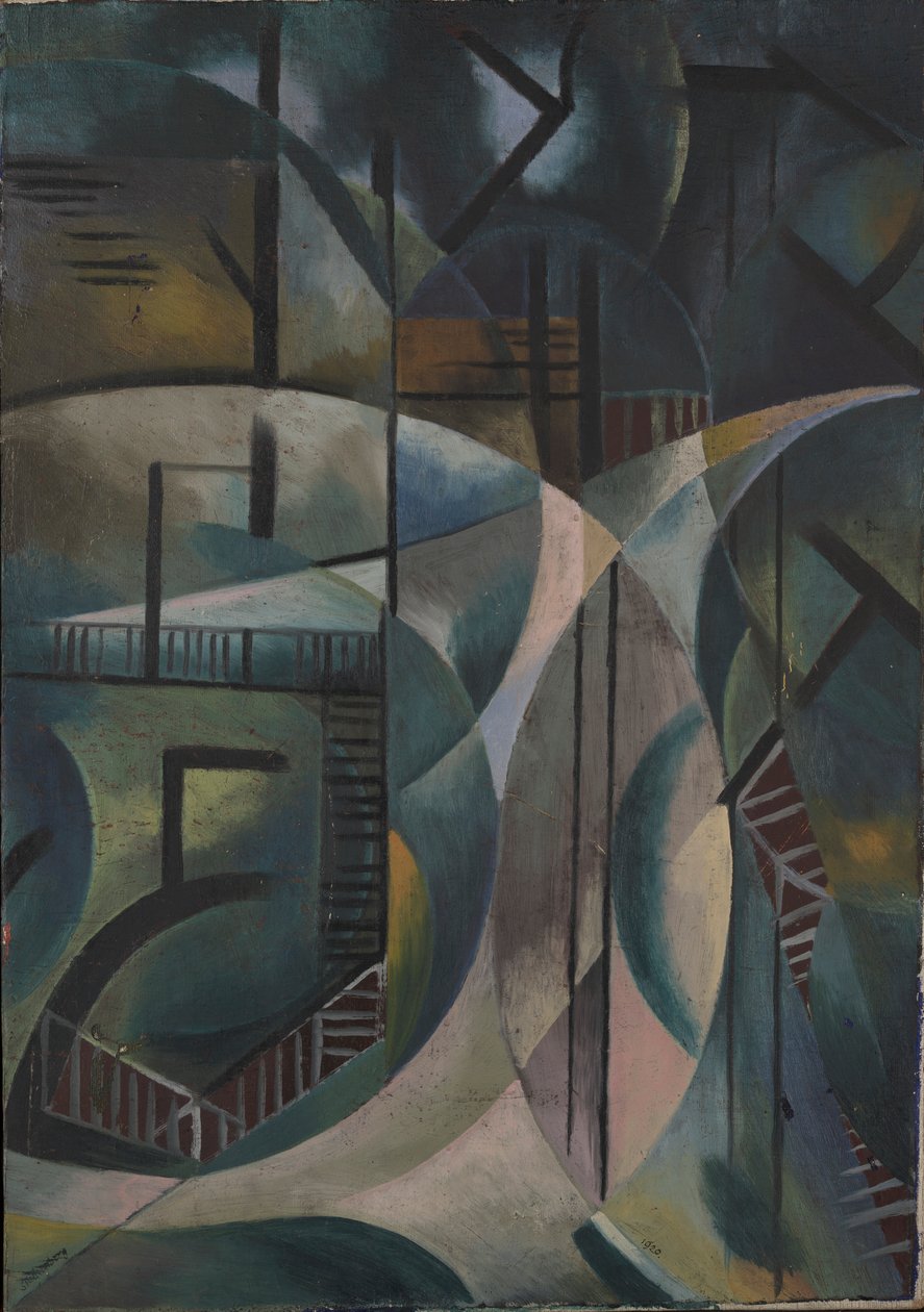Paysage dans le parc - Fritz Stuckenberg