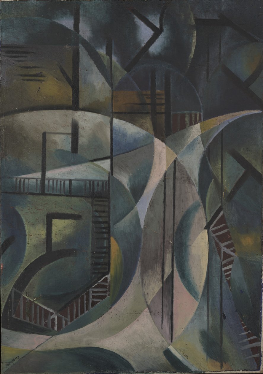 Paysage dans le parc - Fritz Stuckenberg
