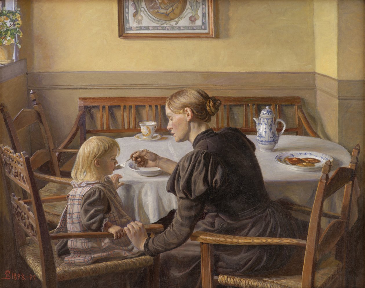 Mère et enfant - Fritz Syberg