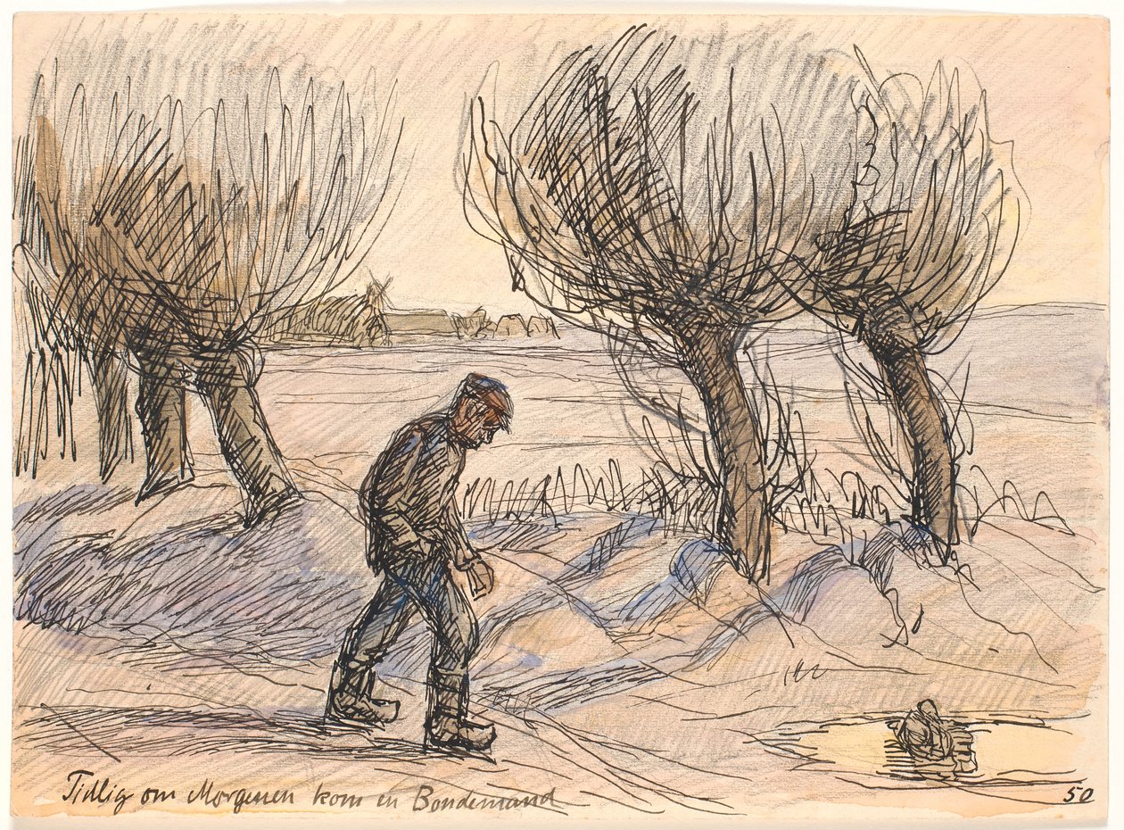 Tôt le matin, un paysan est venu - Fritz Syberg