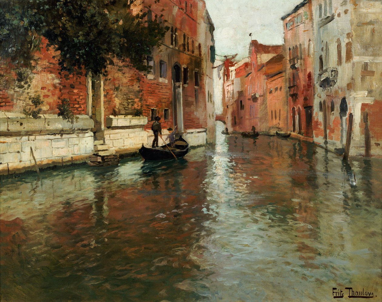 Un arrière-canal vénitien - Frits Thaulow