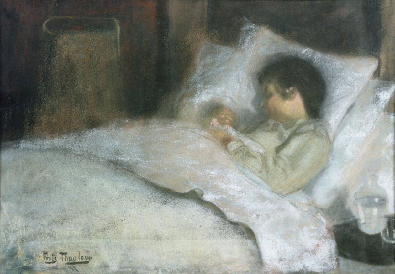 Alexandra avec Harald - Fritz Thaulow