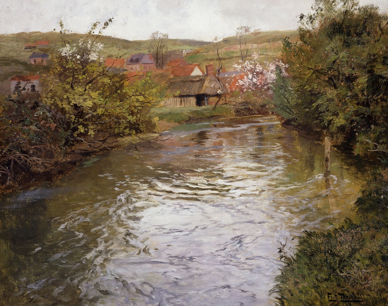 Fermes sur les rives d