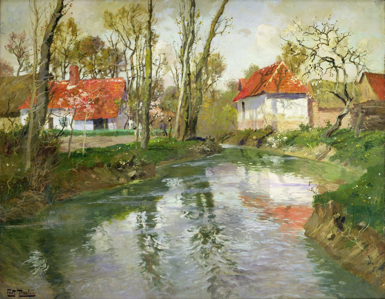 La laiterie à Quimperlé - Frits Thaulow