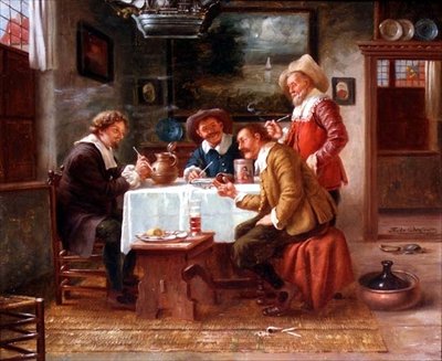 Une fête conviviale - Fritz Wagner