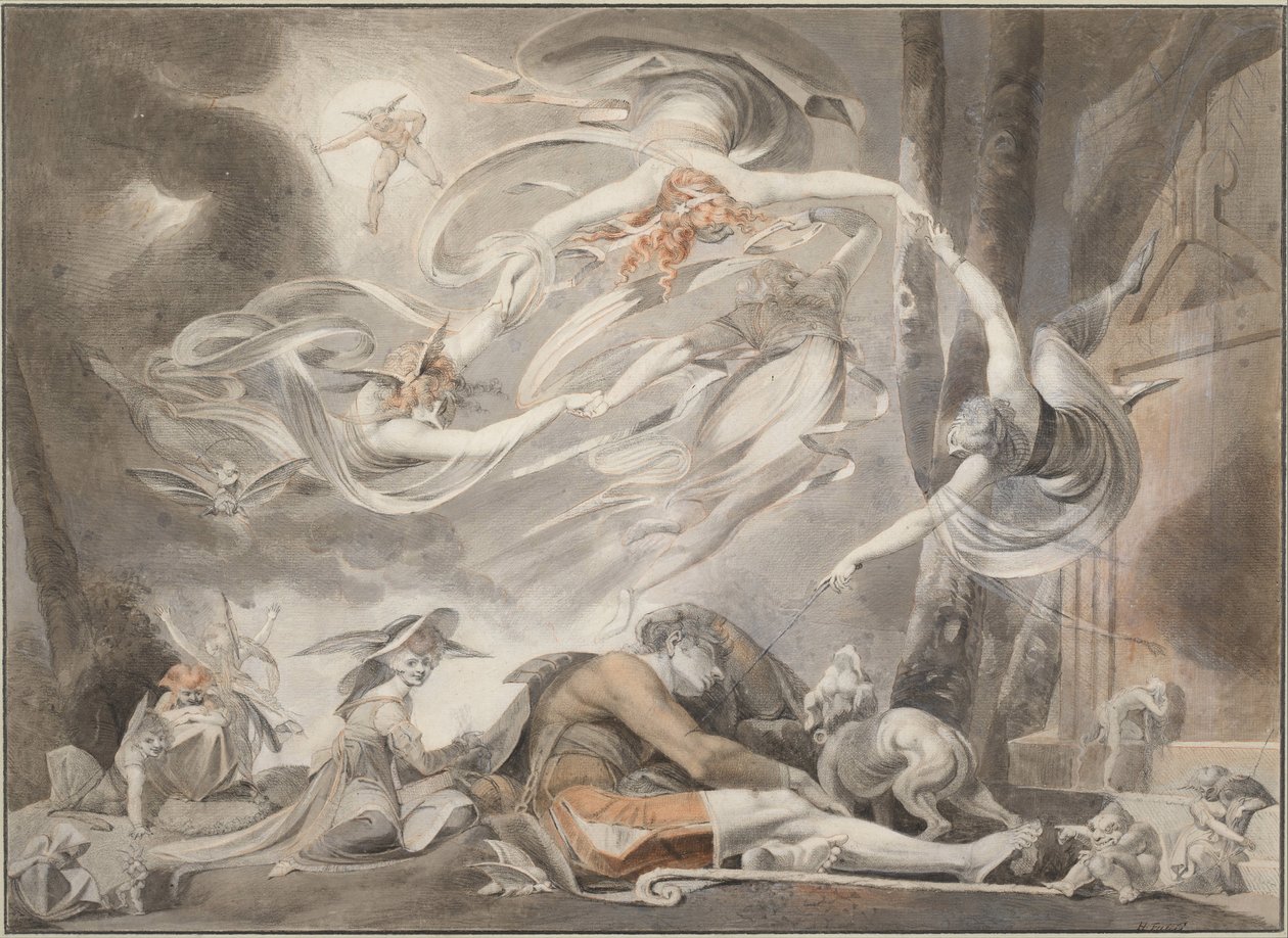 Le Rêve du berger - Füssli
