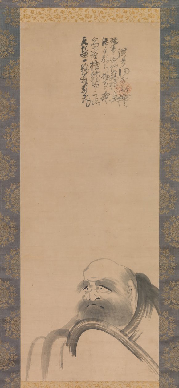 Portrait de Daruma, début du 17ème siècle - Fugai Ekun