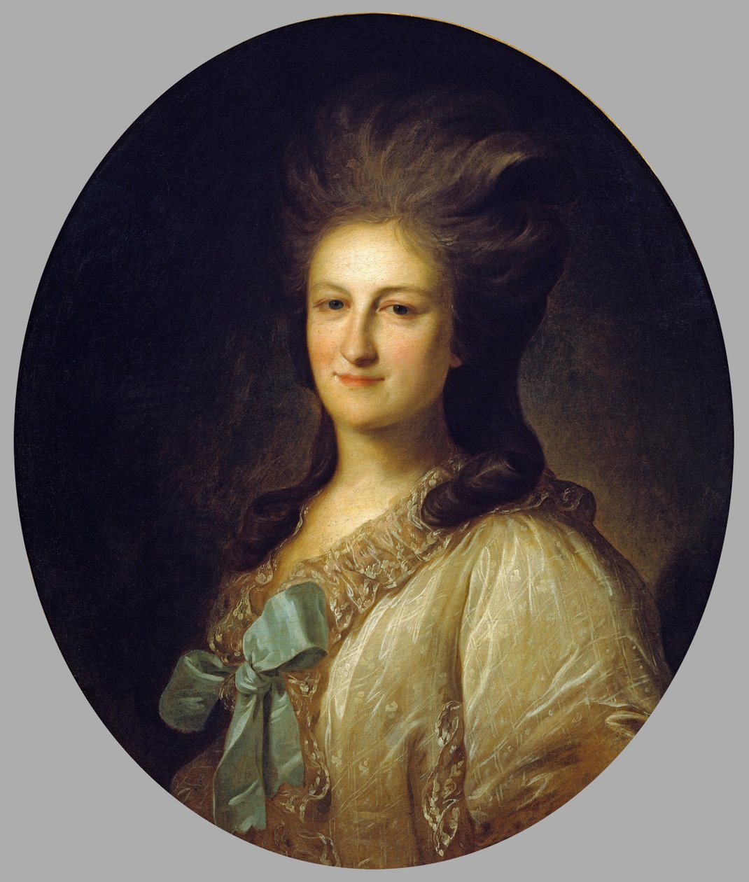 Russe : "Portrait de V.E. Novosiltsova" Portrait de V.E. Novosiltsova. Novosiltsova - Fyodor Rokotov