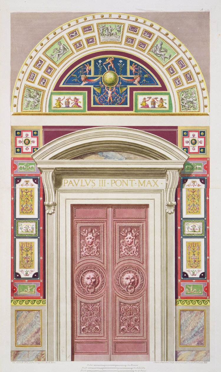 Porte de la loggia de Raphaël au Vatican, de 