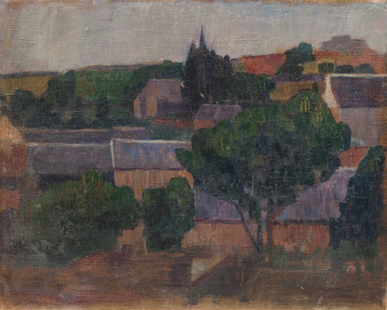 Village en Bretagne - G.F. Clement