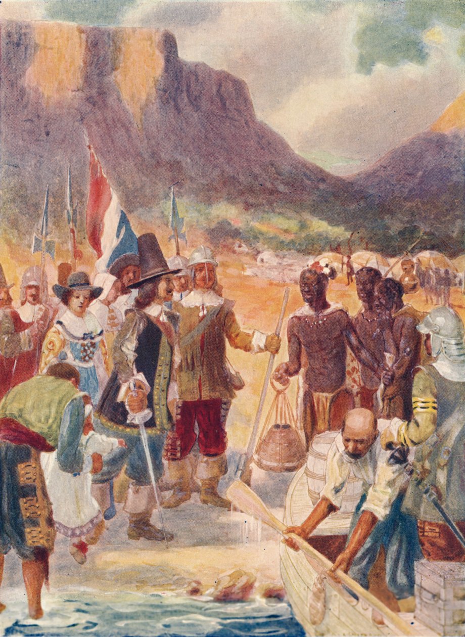 Le débarquement de Van Riebeck, 1909 - GS Smithard