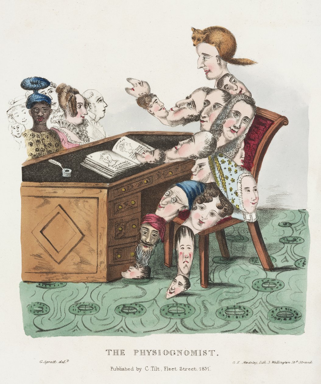 Le physiognomiste, 1831 - G. Spratt
