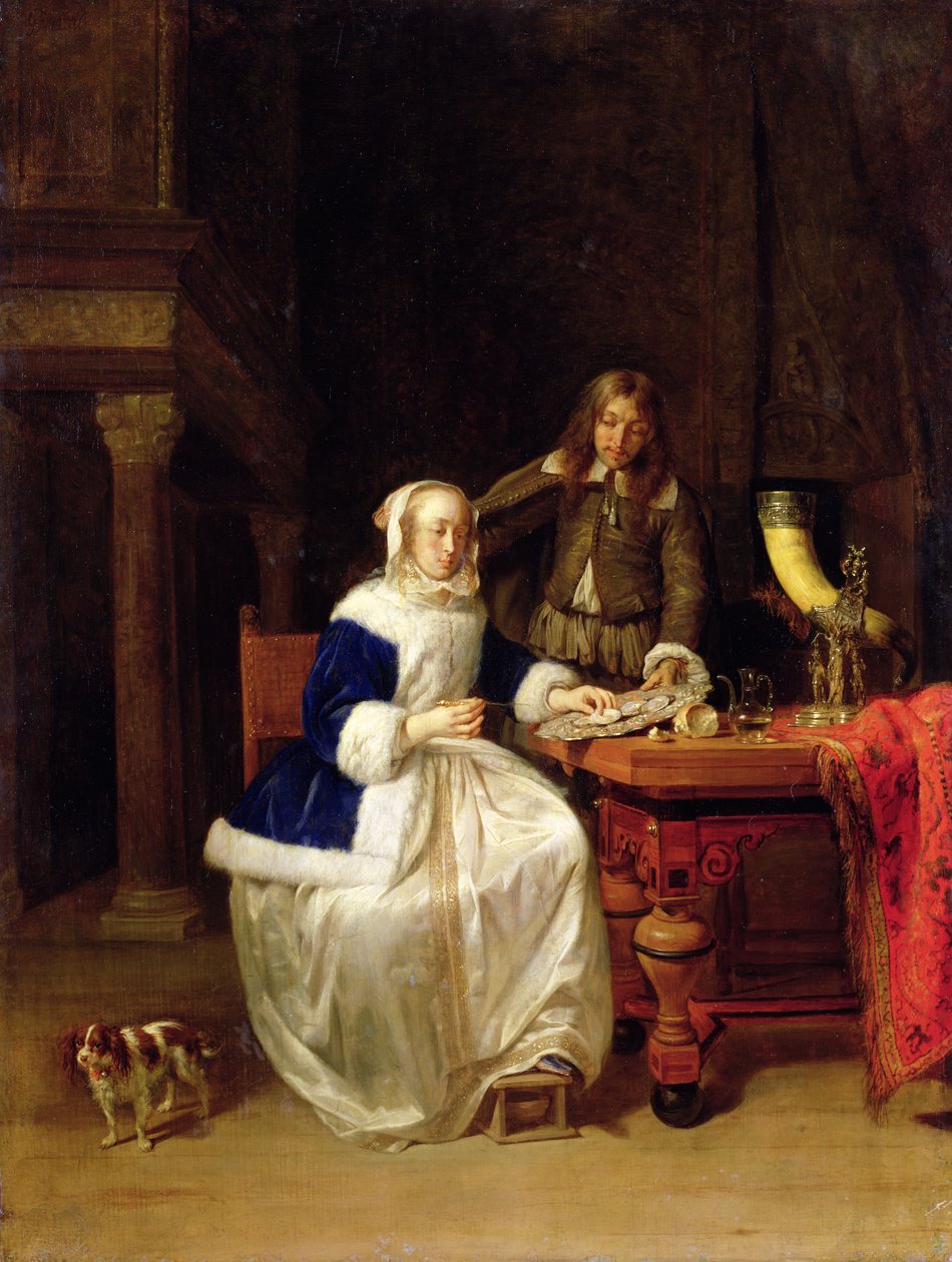 Petit-déjeuner, vers 1600 - Gabriel Metsu