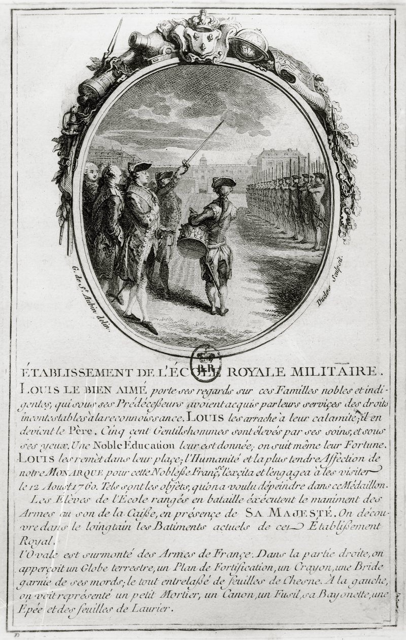 Louis XV visitant l