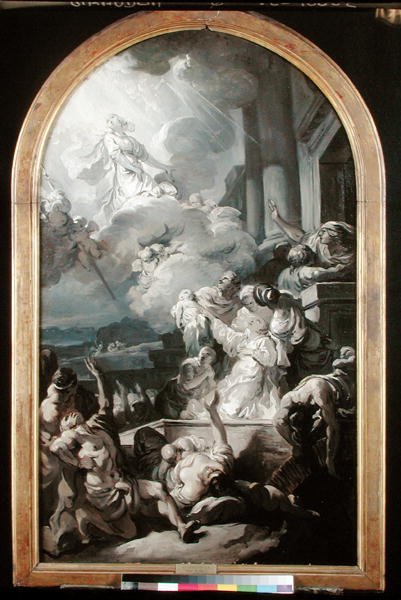 Le Miracle de Sainte Geneviève, c.1765 - Gabriel Francois Doyen