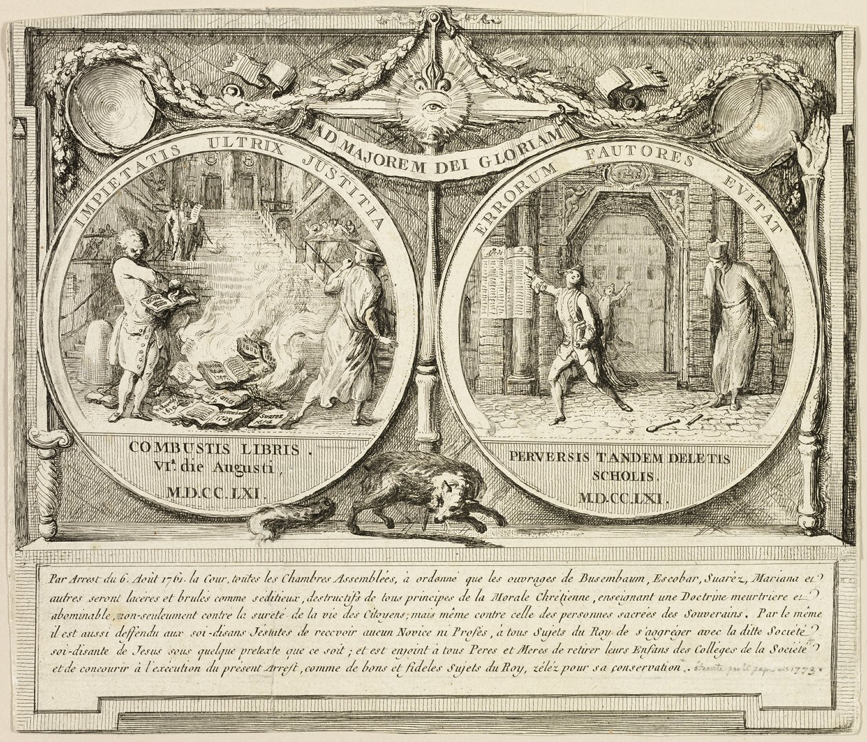 Expulsion des Jésuites - Gabriel Jacques de Saint Aubin