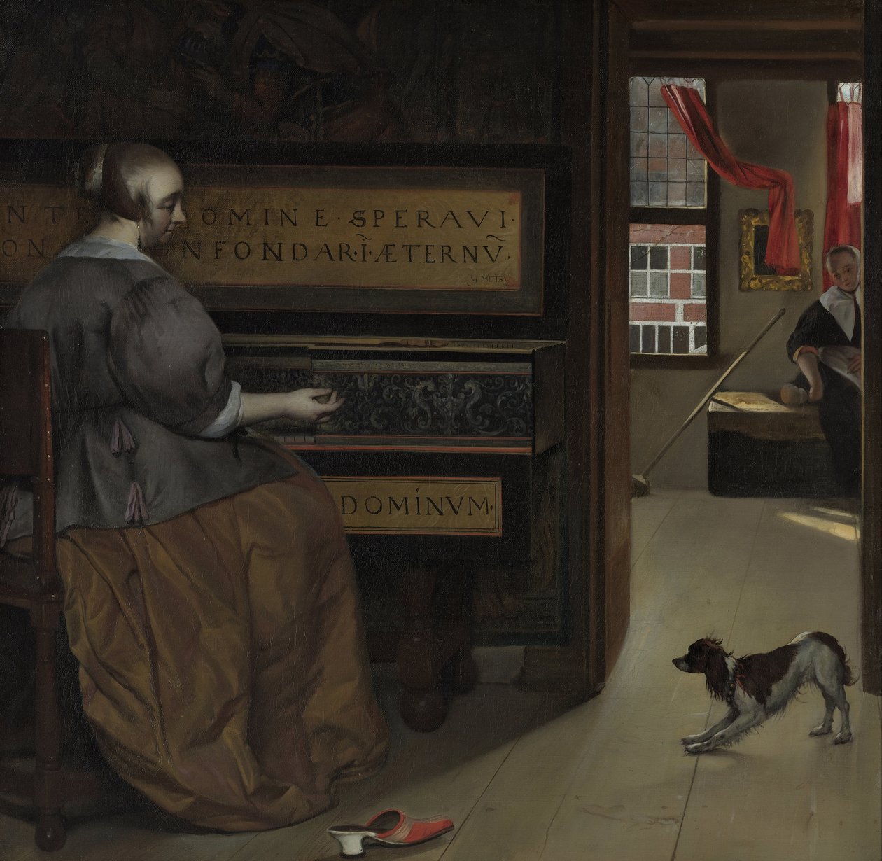Femme au virginal - Gabriel Metsu