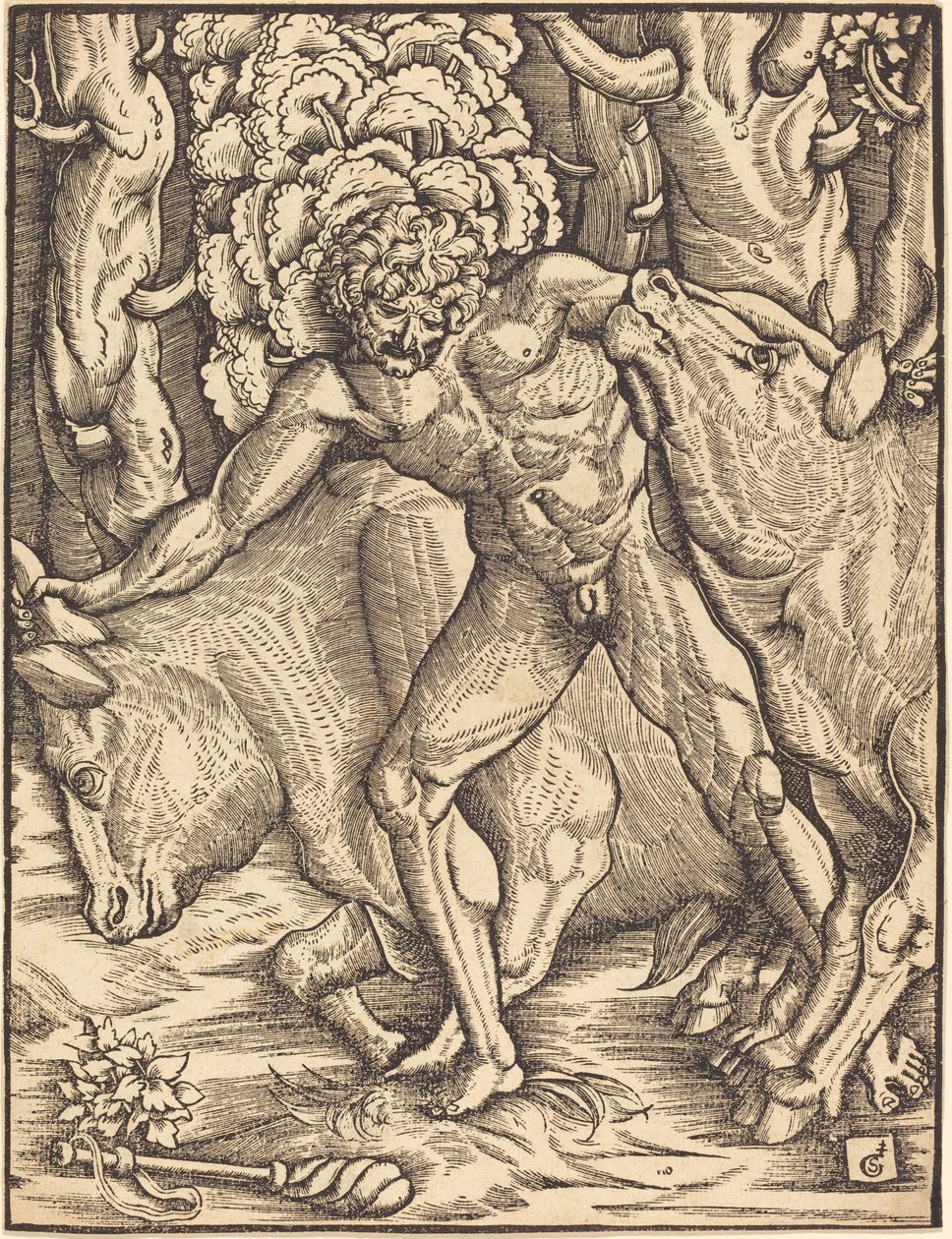 Hercule emportant le bétail de Géryon - Gabriel Salmon
