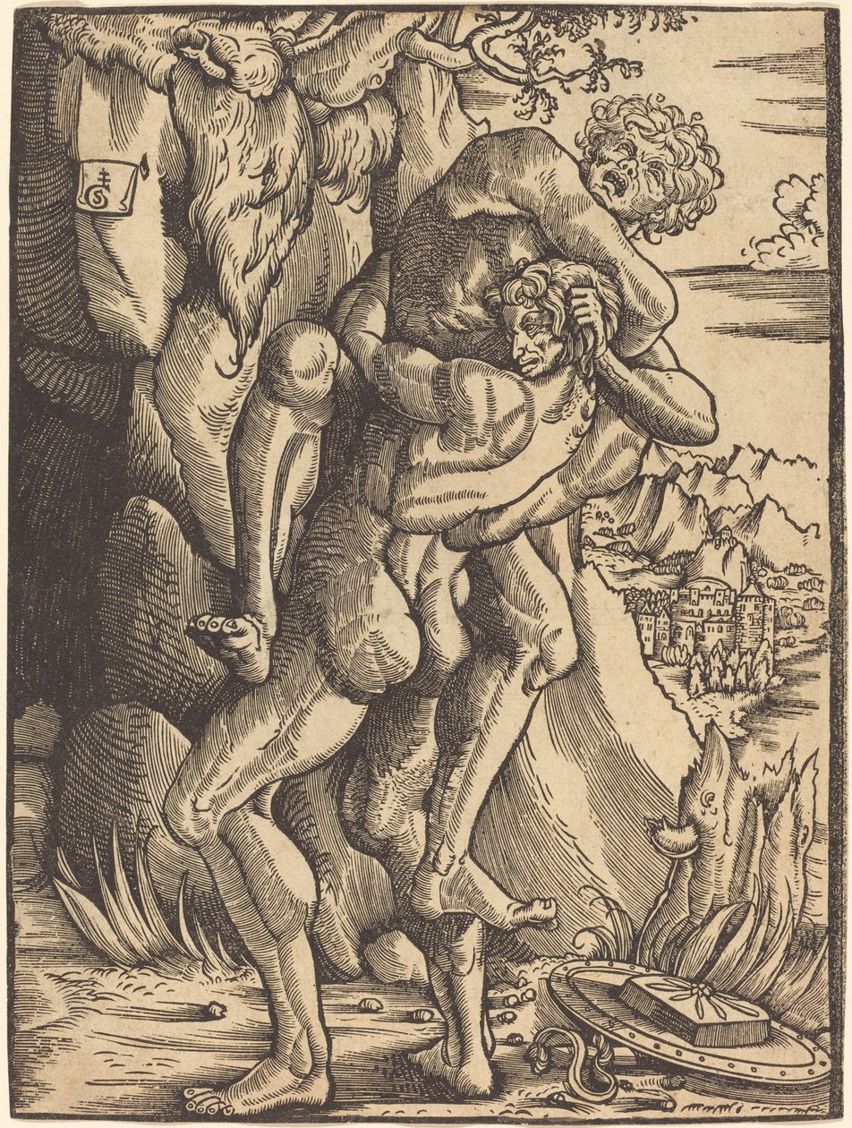 Hercule et Antée - Gabriel Salmon