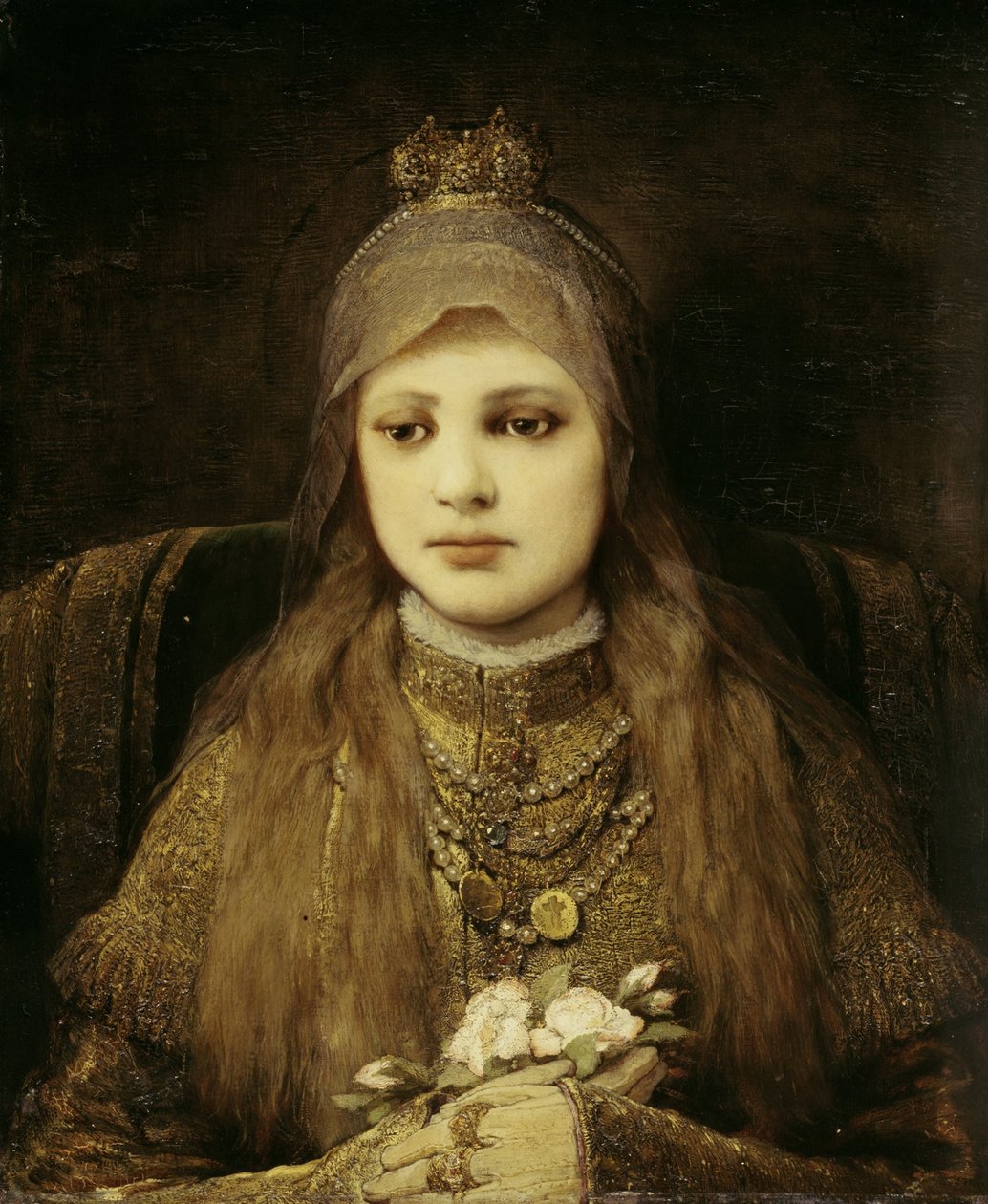 Sainte Élisabeth enfant - Gabriel von Max