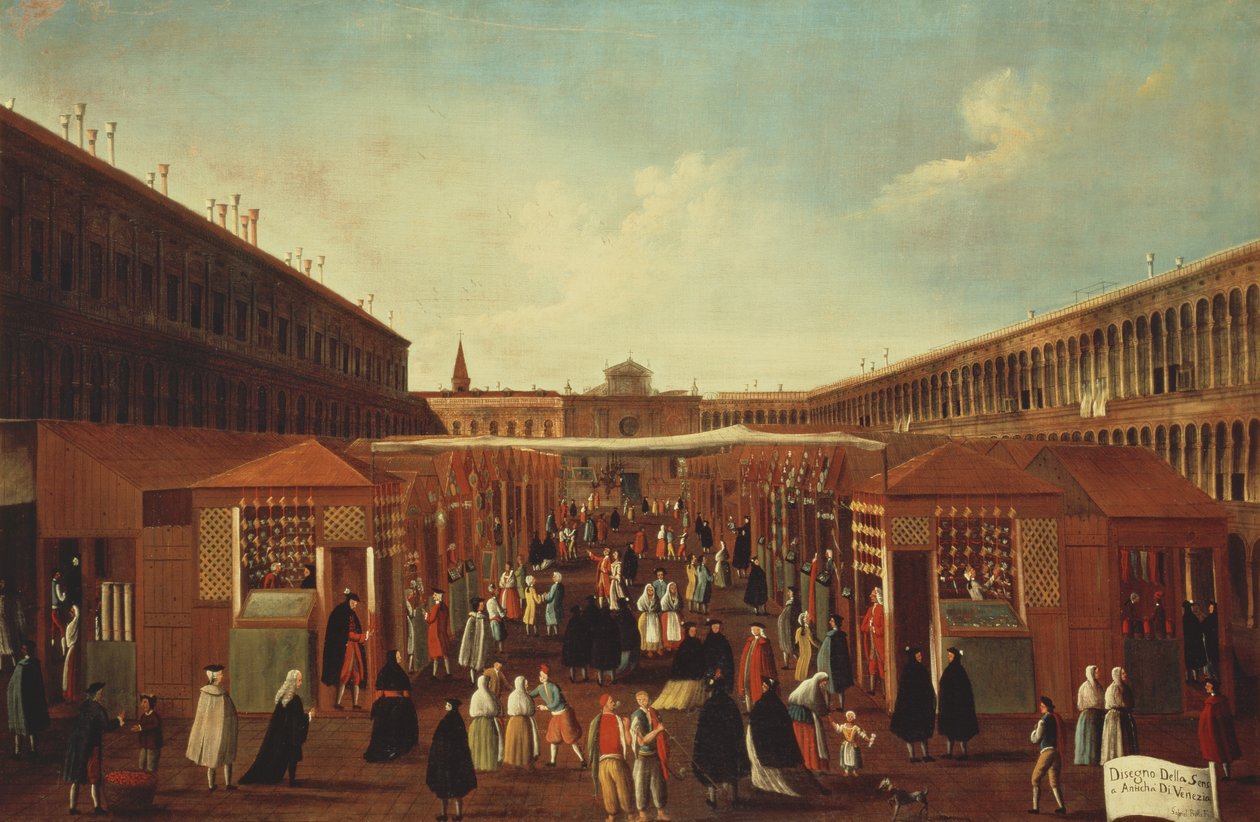 La foire antique de Sensa, Venise - Gabriele Bella