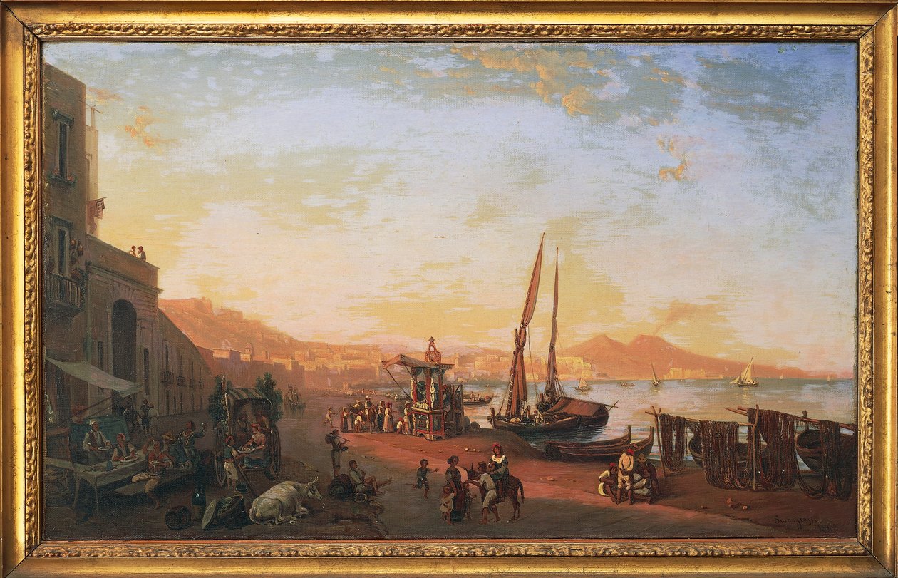 Italie, Naples depuis Mergellina - Gabriele Smargiassi