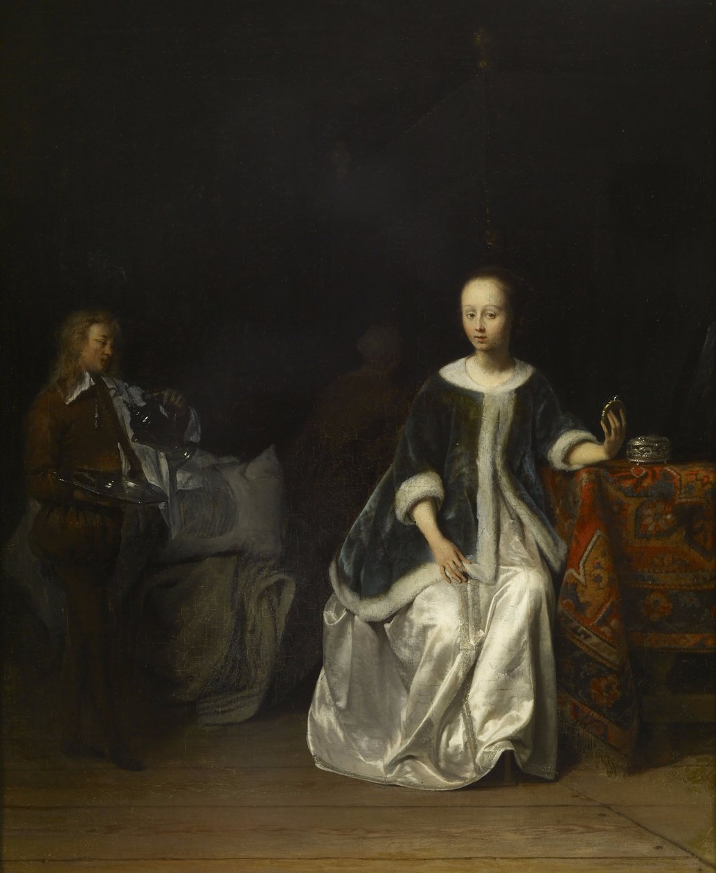 Une dame à sa toilette - Gabriel Metsu