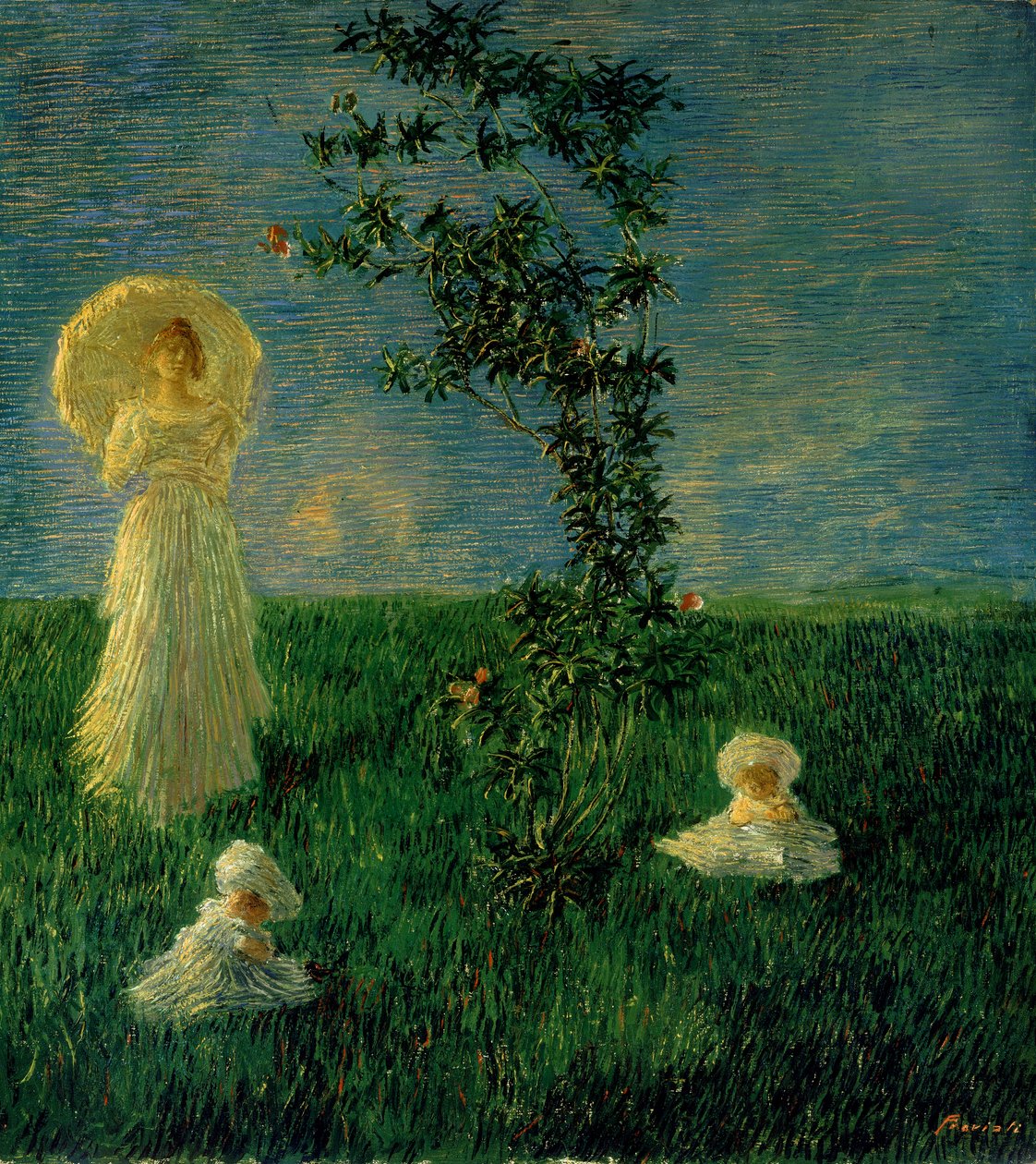 Sur le pré - Gaetano Previati