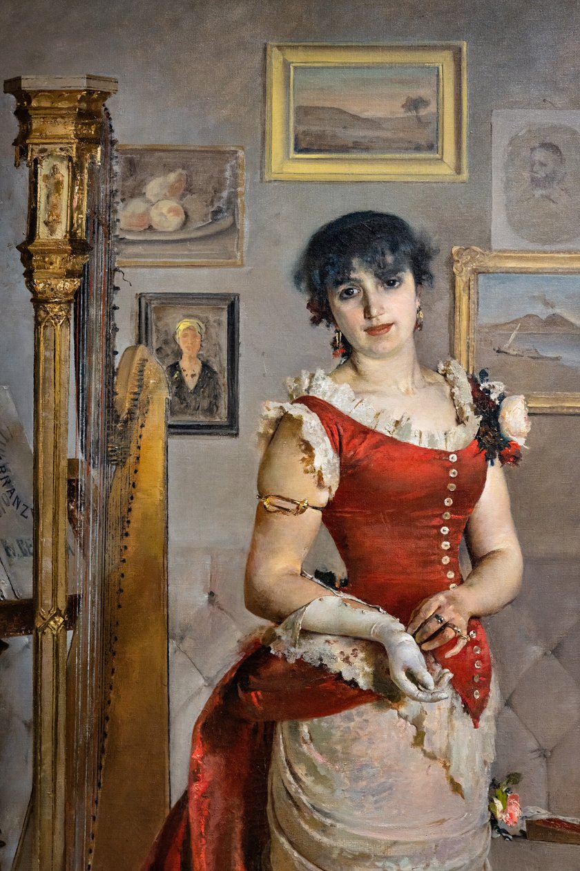 Le Harpiste, (détail) - Gaetano Esposito
