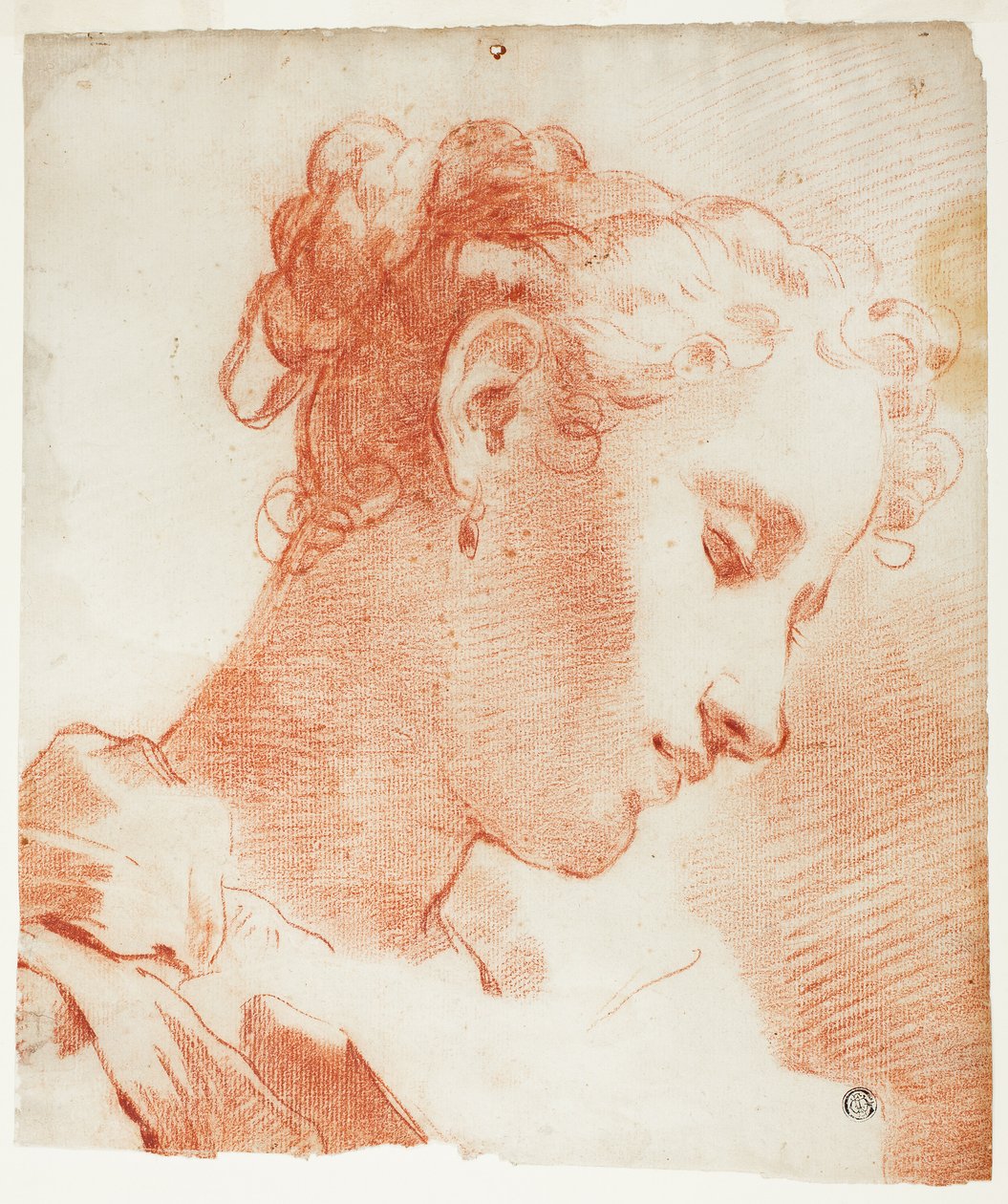 Tête de femme - Gaetano Gandolfi