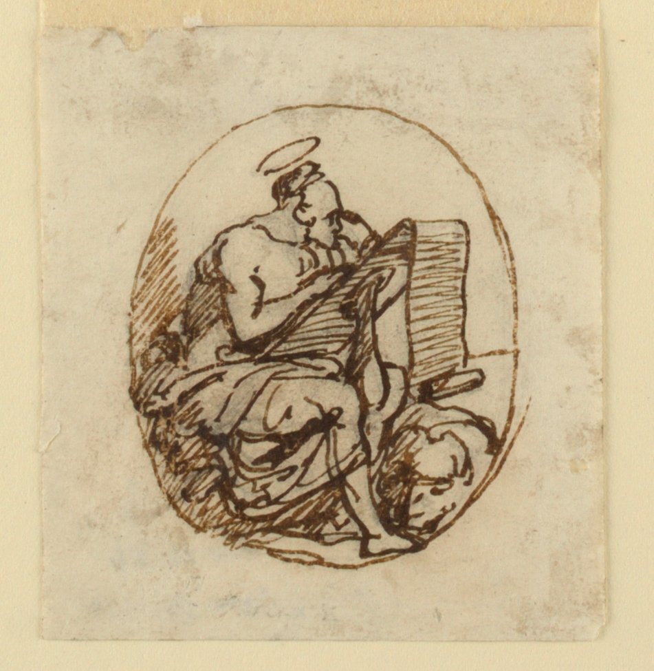 Saint Marc écrivant - Gaetano Monti