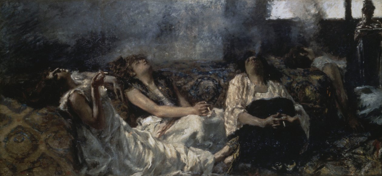 Fumeurs de haschich - Gaetano Previati